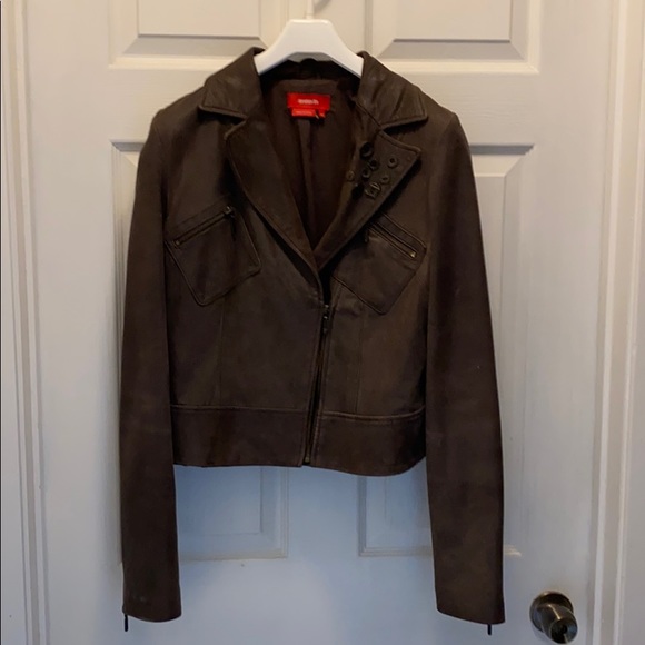 Vintage Leather Biker Jacket - Picture 1 of 5